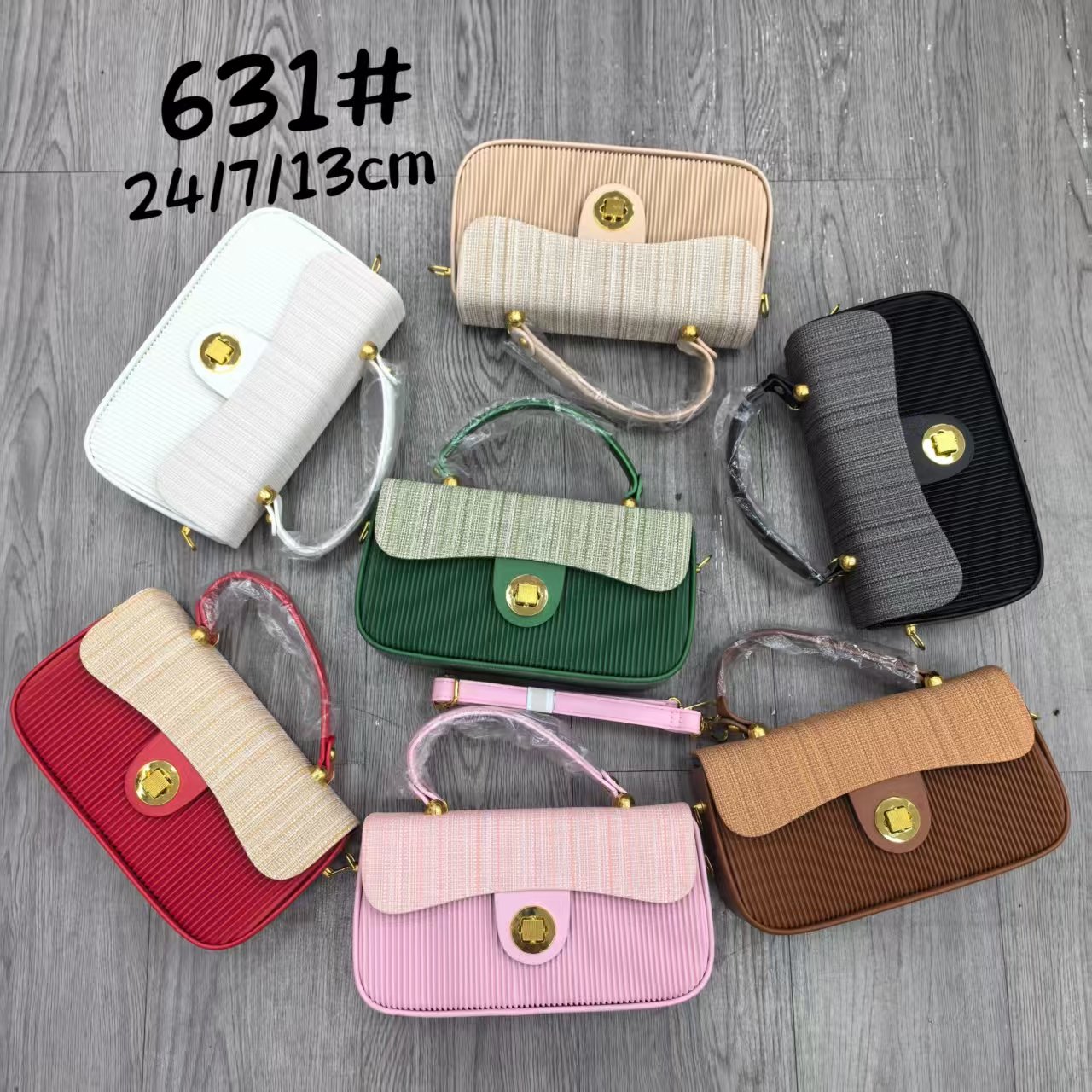 631 Cross-border women's fashion high-end texture factory handbag small square bag new niche shoulder bag casual crossbody bag china handbags factory woman bags factory chinese handbags manufacturer woman bags manufacturer OEM ODM - Image 1