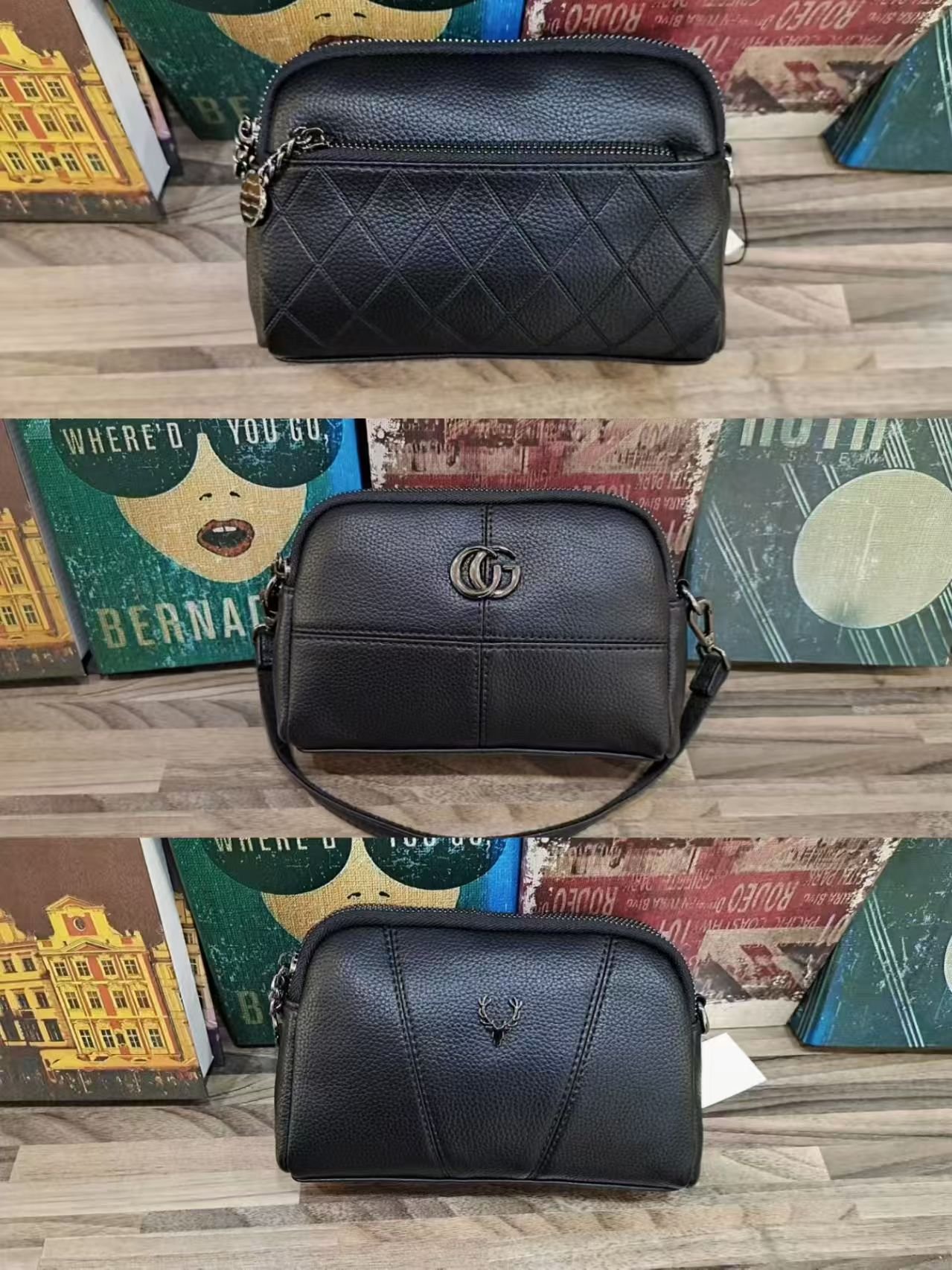6720 Original design women's bag, fashionable new style shoulder crossbody handheld ladies bag, factory direct supply china handbags factory woman bags factory chinese handbags manufacturer woman bags manufacturer OEM ODM - Image 1