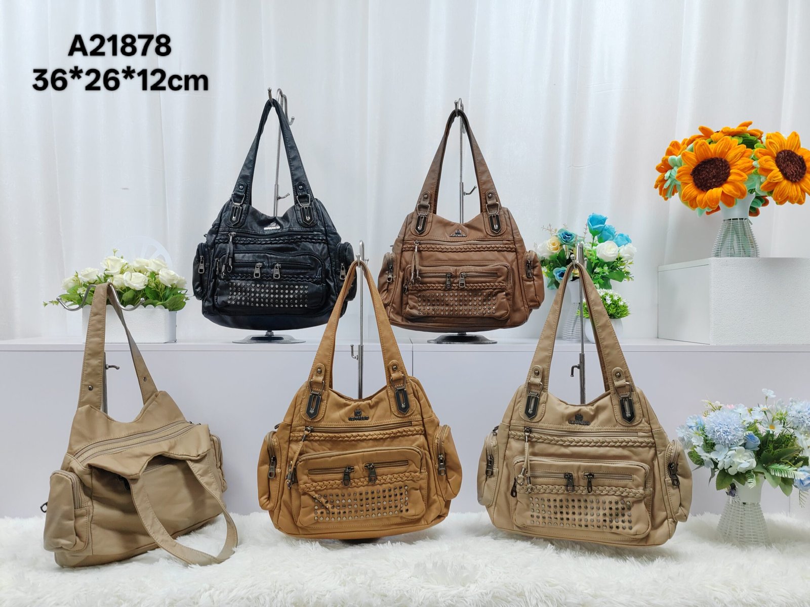 Oplus_16908288 New cross-border women's versatile bag, large capacity ladies' handbag, fashionable shoulder crossbody bag, foreign trade women's bag china handbags factory woman bags factory chinese handbags manufacturer woman bags manufacturer OEM ODM - Image 1