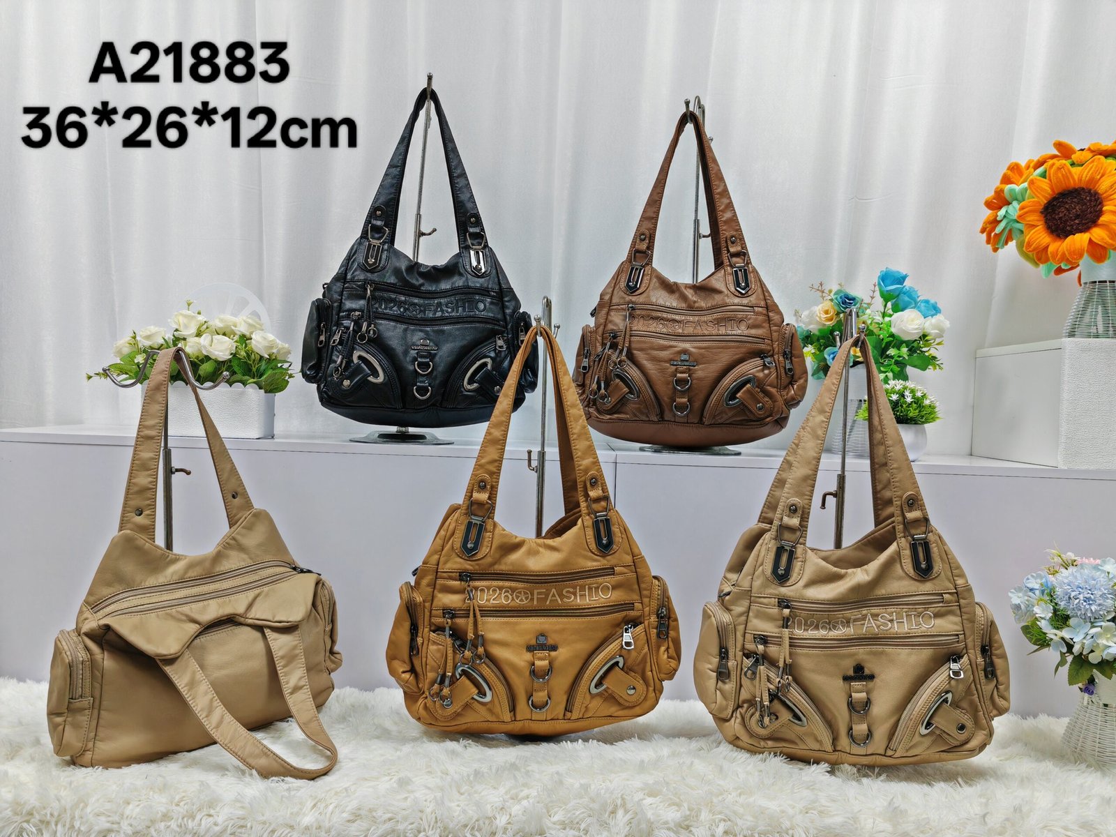 Oplus_16908288 New cross-border women's versatile bag, large capacity ladies' handbag, fashionable shoulder crossbody bag, foreign trade women's bag china handbags factory woman bags factory chinese handbags manufacturer woman bags manufacturer OEM ODM - Image 1