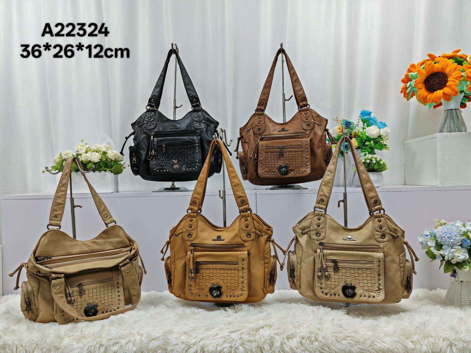 Oplus_16908288 New cross-border women's versatile bag, large capacity ladies' handbag, fashionable shoulder crossbody bag, foreign trade women's bag china handbags factory woman bags factory chinese handbags manufacturer woman bags manufacturer OEM ODM - Image 1